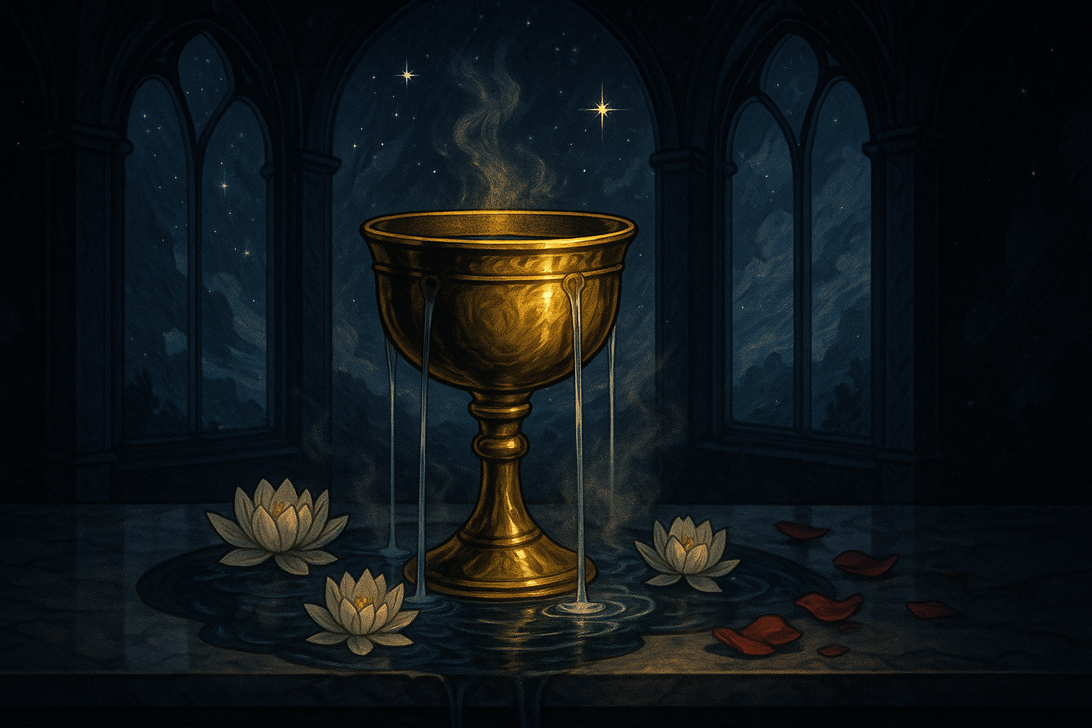 Ace of Cups in a Love Reading — New Feelings and Fresh Starts