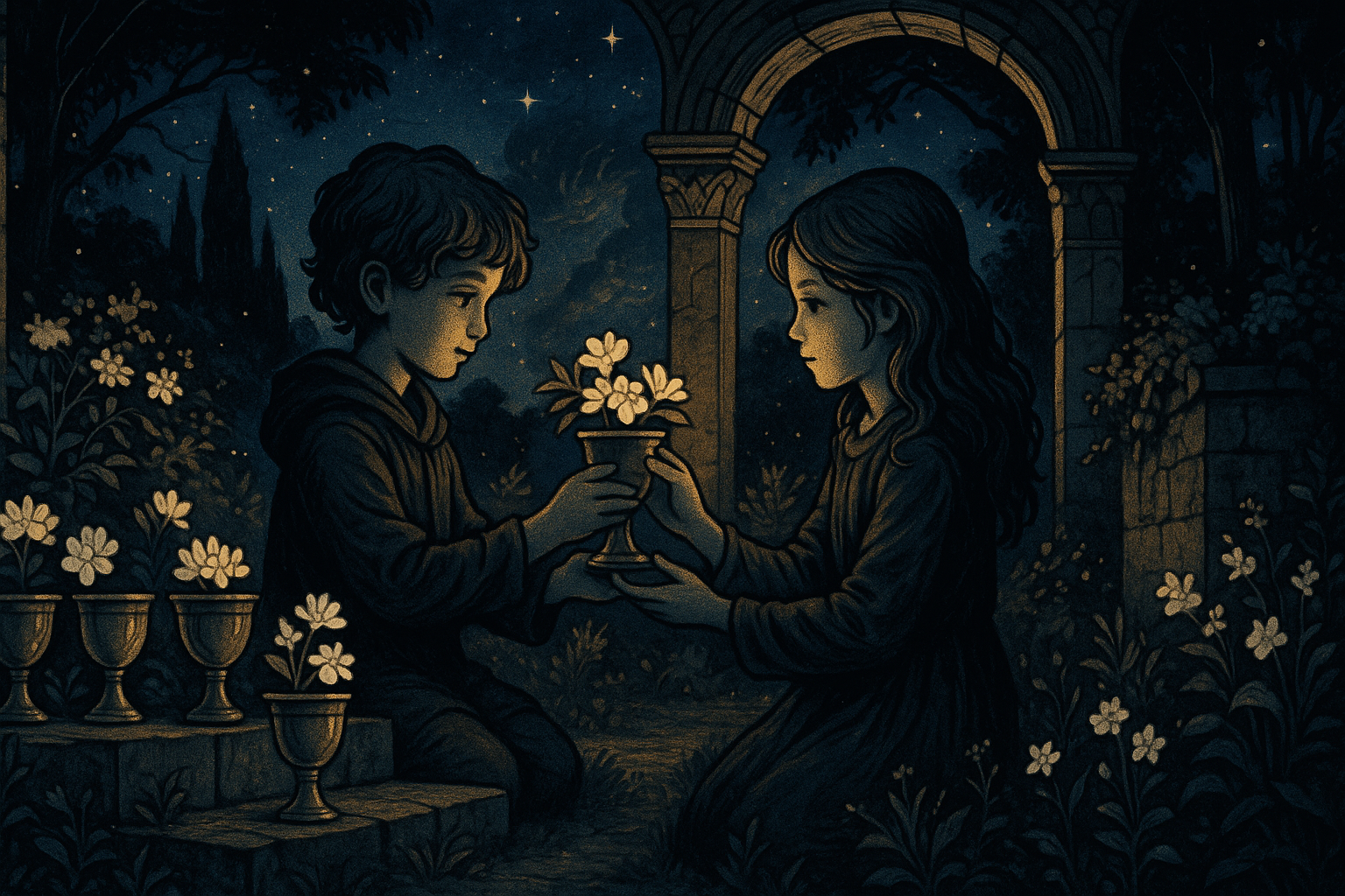 Six of Cups as Feelings — Nostalgia, Comfort, and Familiar Love