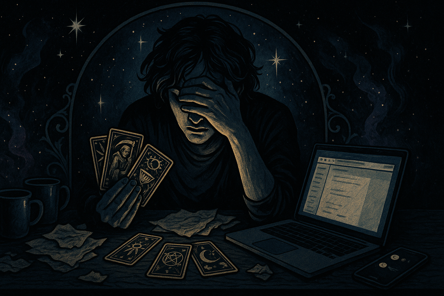 Tarot When You Are Burnt Out — Cards That Show Up and What They Mean