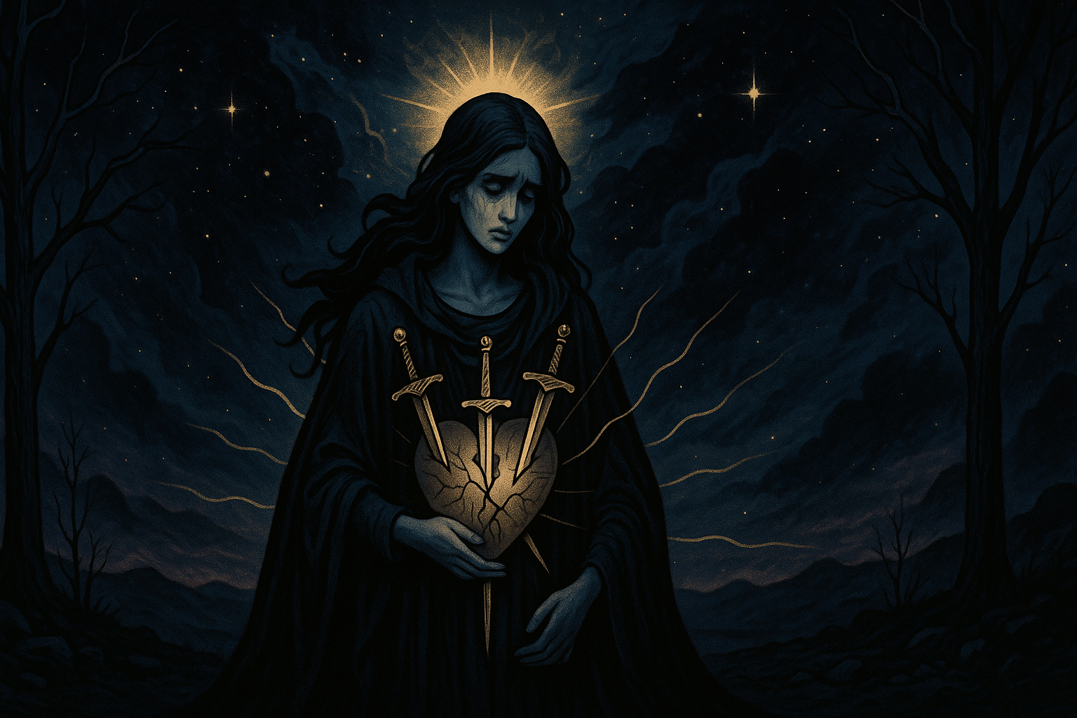 Three of Swords Reversed — When the Heartbreak Is Starting to Lift