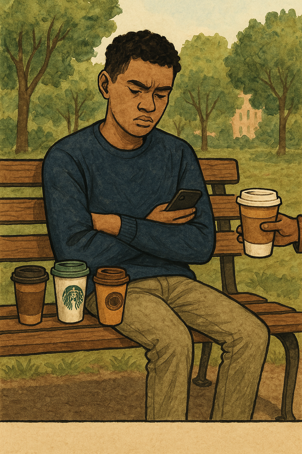 Four of Cups — The Modern Arcana