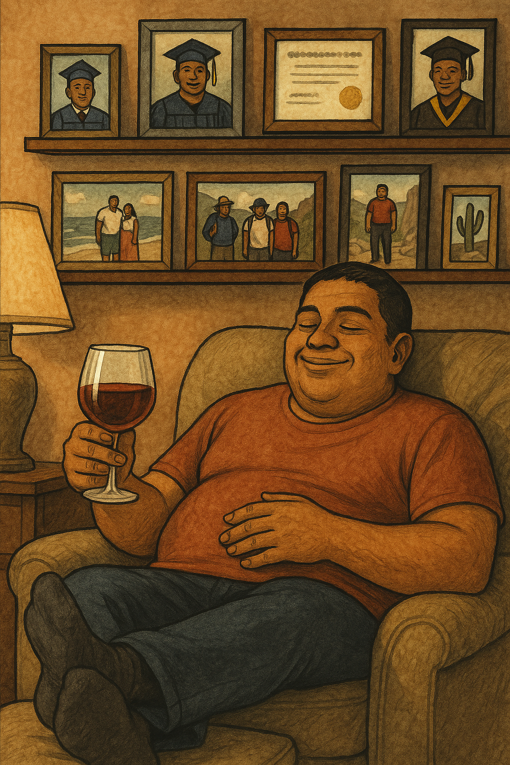 Nine of Cups — The Modern Arcana