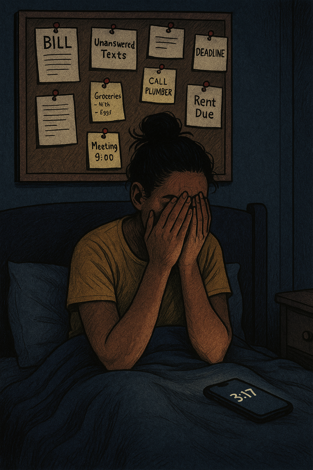 Nine of Swords — The Modern Arcana