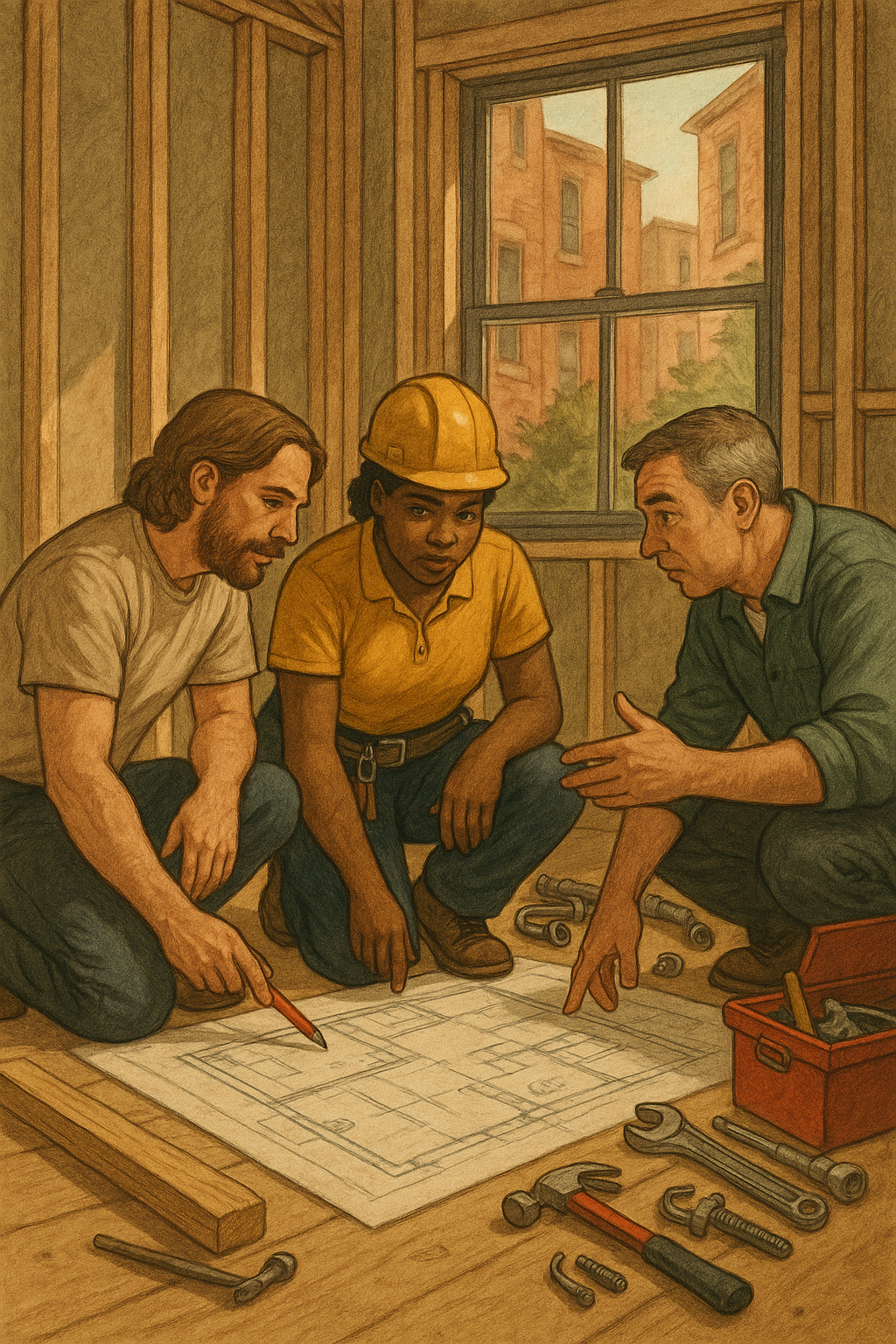 Three of Pentacles — The Modern Arcana